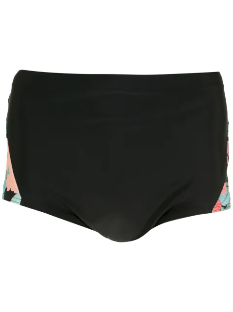 Amir Slama traje de baño con estampado Hibiscus