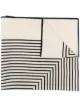 Image 1 of Totême stripe-print silk scarf