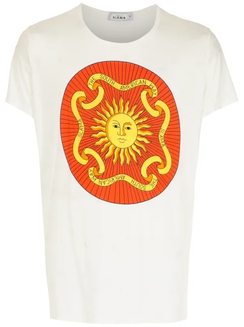 Amir Slama playera con estampado Sol