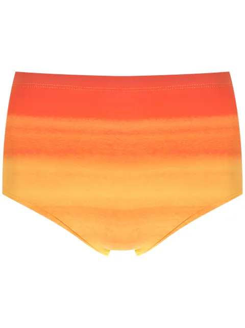 Amir Slama tie-dye gradient swimming trunks