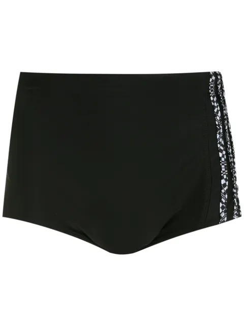 Amir Slama shorts de playa con franjas laterales