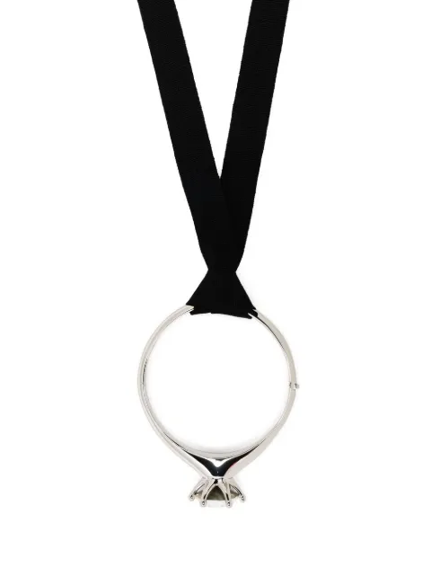 MM6 Maison Margiela ring shape bracelet necklace