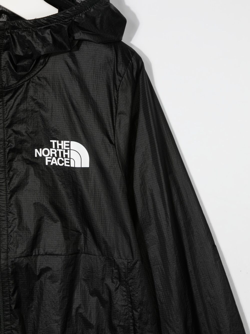 Shop The North Face Logo-print Hooded Jacket In Black