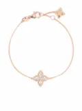 Roberto Coin 18kt rose gold diamond Princess Flower bracelet - Pink
