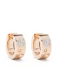 Image 1 of Roberto Coin 18kt rose gold diamond Pois Moi Luna earrings