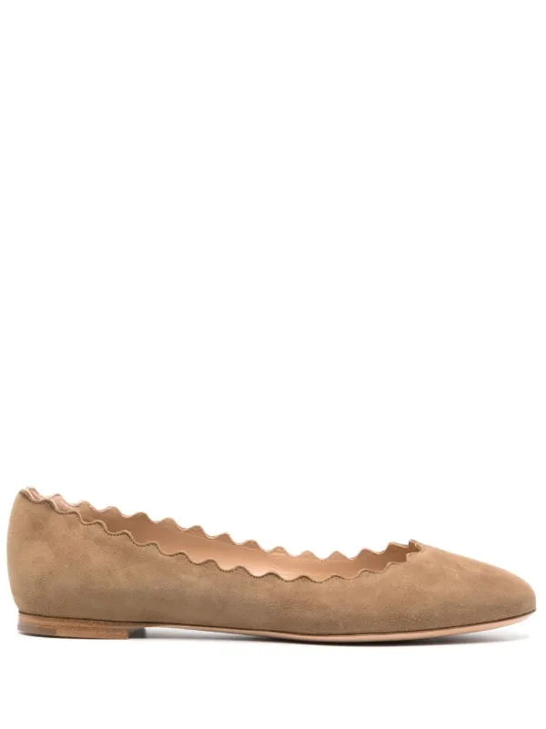 chloe lauren suede flats