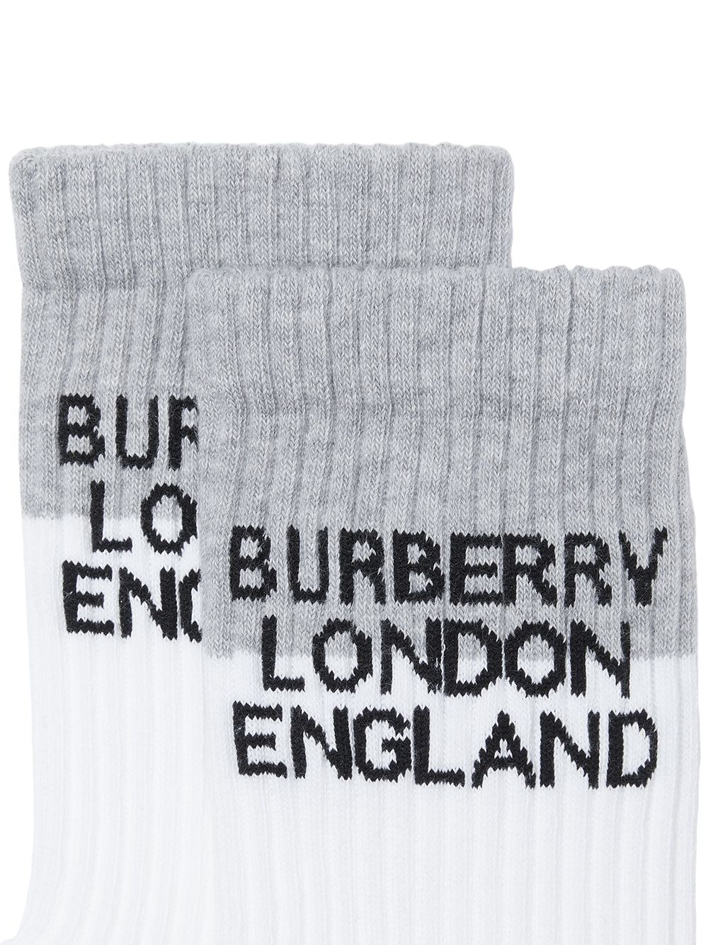 фото Burberry носки вязки интарсия с логотипом