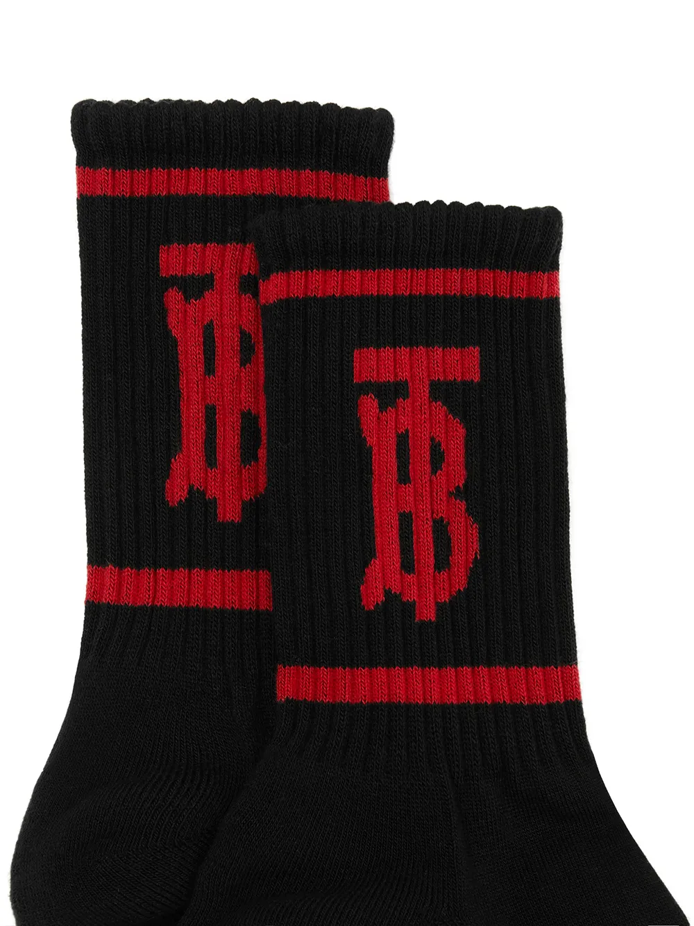 фото Burberry носки с монограммой вязки интарсия