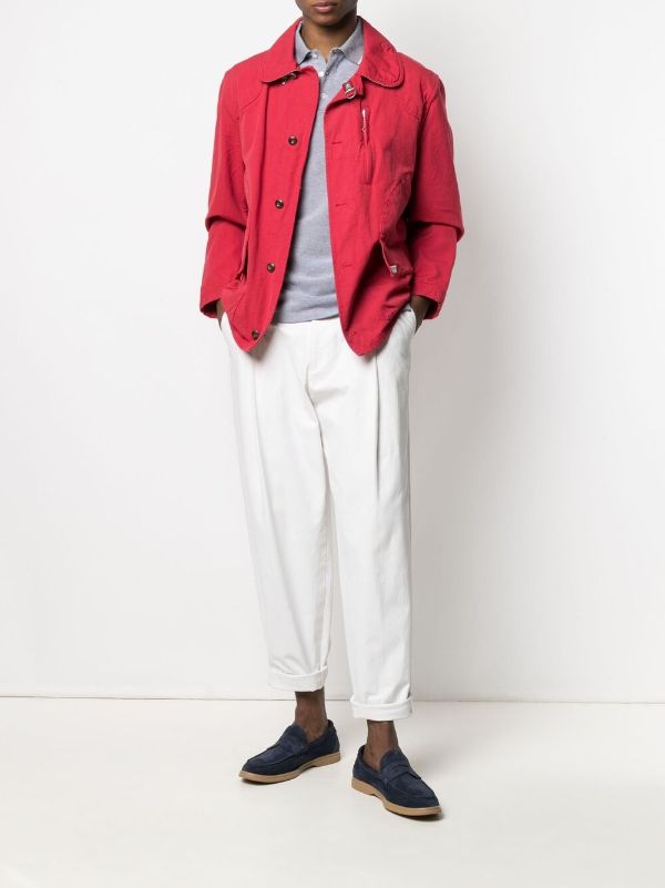 red colour cotton jacket