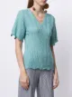 M Missoni V-neck knitted top