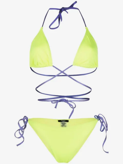 Noire Swimwear Tanning wraparound bikini