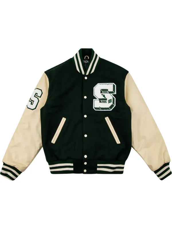 Letterman Green varsity jacket