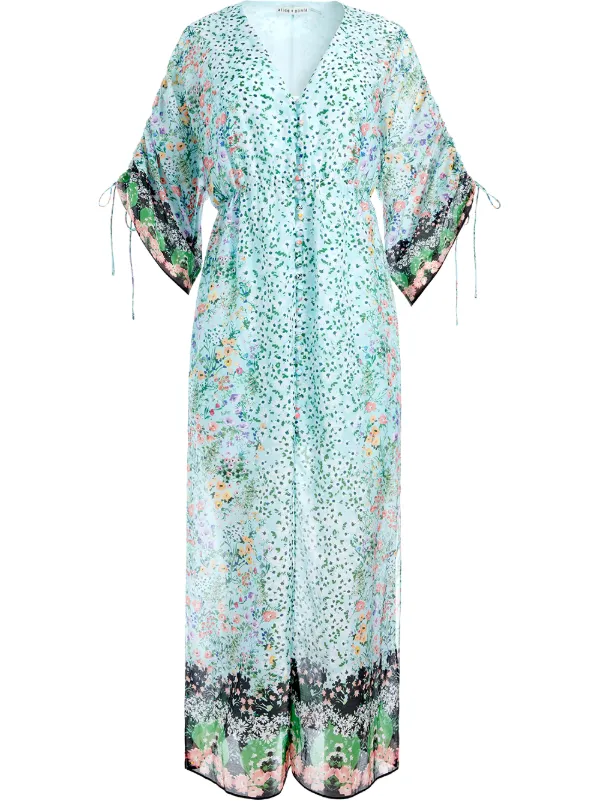 floral print kimono dress