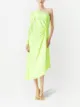 Alice+Olivia Dora one-shoulder asymmetrical dress