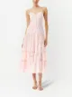 Alice+Olivia cut out-detail midi dress