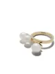 TASAKI 18kt yellow gold Balance loop pearl ring