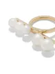 TASAKI 18kt yellow gold Balance loop pearl ring