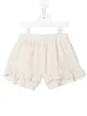 Image 1 of Tiny Cottons polka-dot ruffle shorts