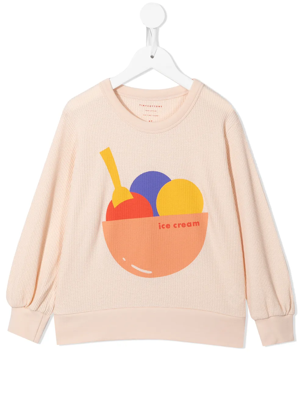 Tiny Cottons толстовка с круглым вырезом и графичным принтом