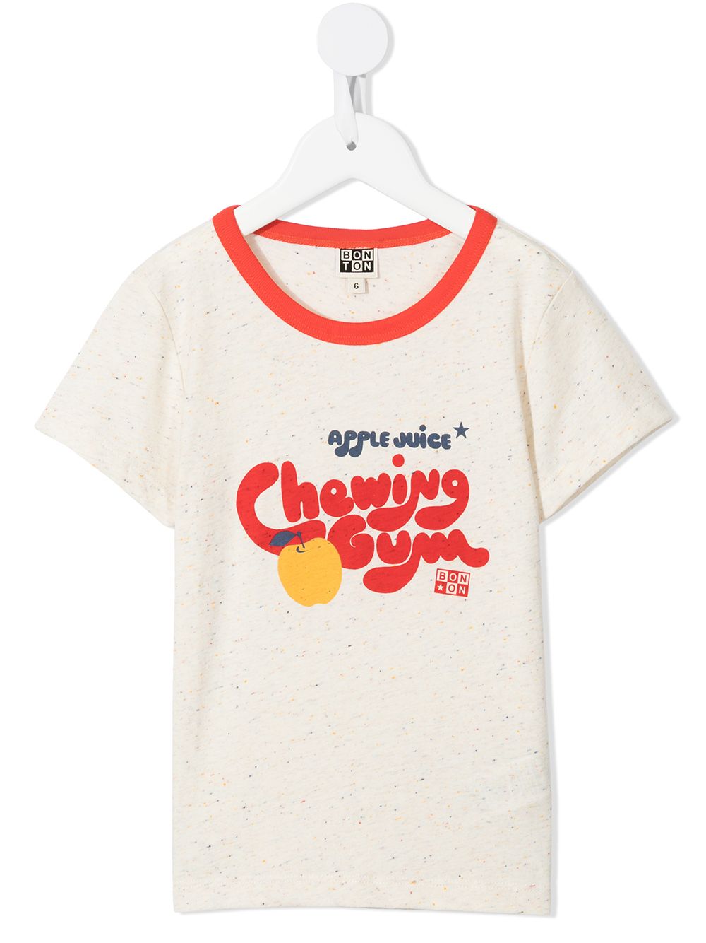 Bonton Slogan Print T-shirt In Weiss