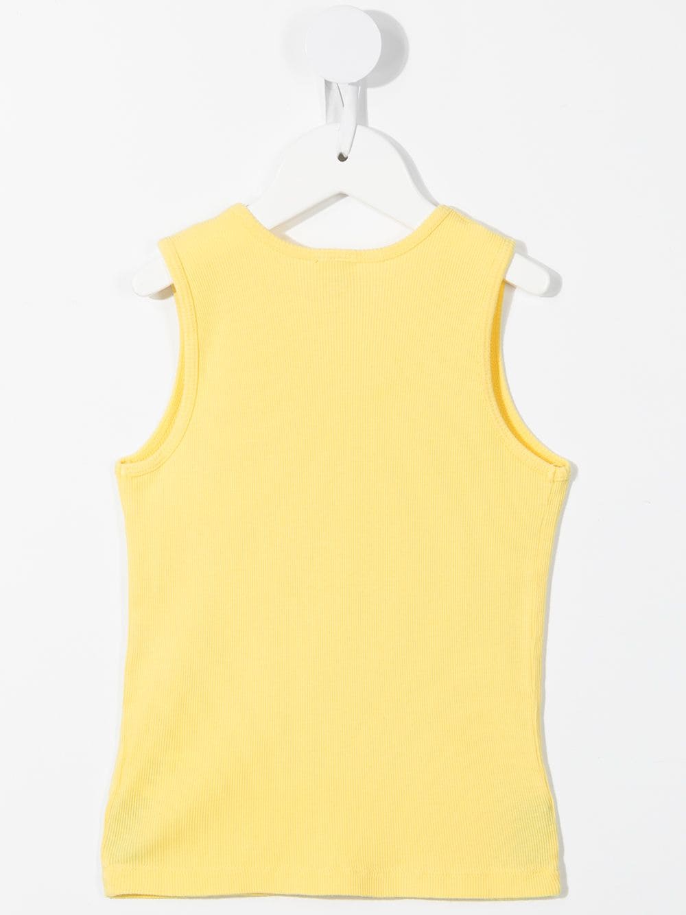 Shop Bonton Logo Print Tank Top In Gelb