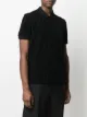 Fendi velvet FF pattern polo shirt
