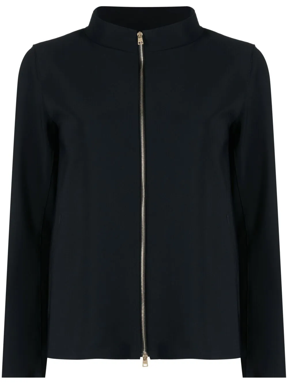 

Herno funnel-neck zipped jacket - Black