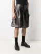 Comme Des Garçons Homme Plus flared faux-leather shorts
