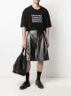 Image 2 of Comme Des Garçons Homme Plus flared faux-leather shorts
