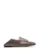 Sergio Rossi metalic-thread loafers