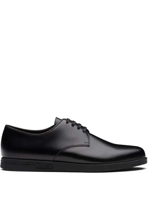 prada men's lace up shoes