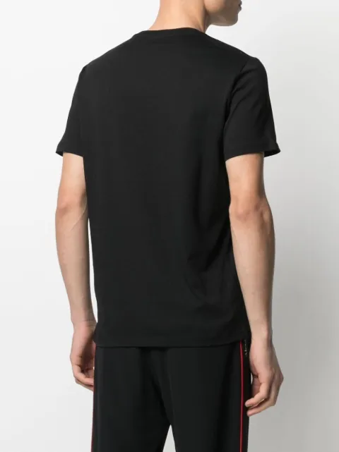 Shop Armani Exchange Logo Print Cotton T Shirt With Express Delivery Farfetch