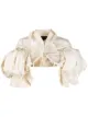 Image 1 of Comme Des Garçons cropped coated cotton jacket