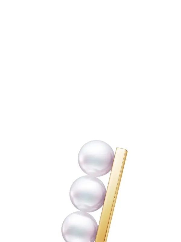TASAKI Collection Line Balance Neo アコヤパール ピアス 18K