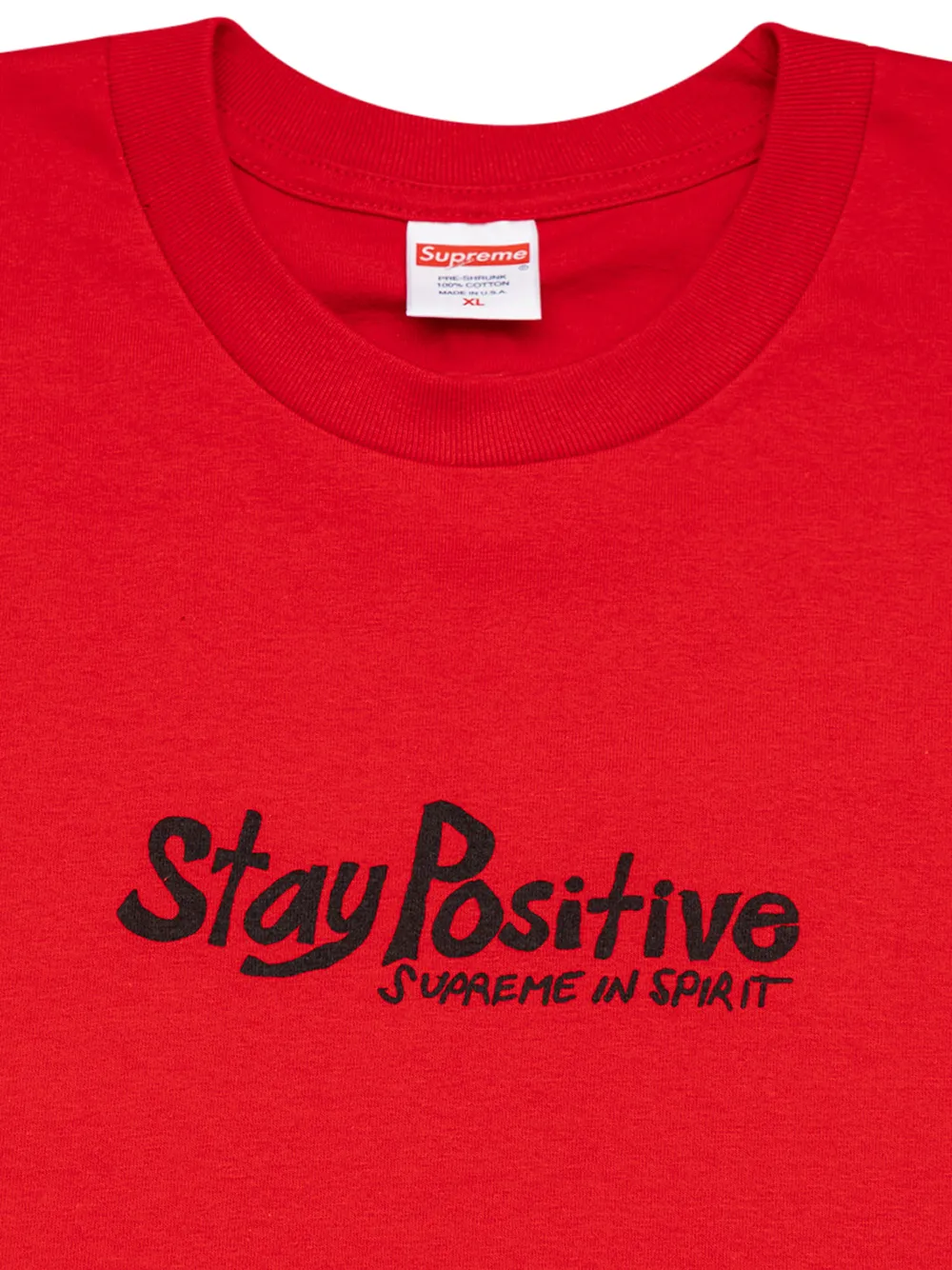 фото Supreme футболка stay positive