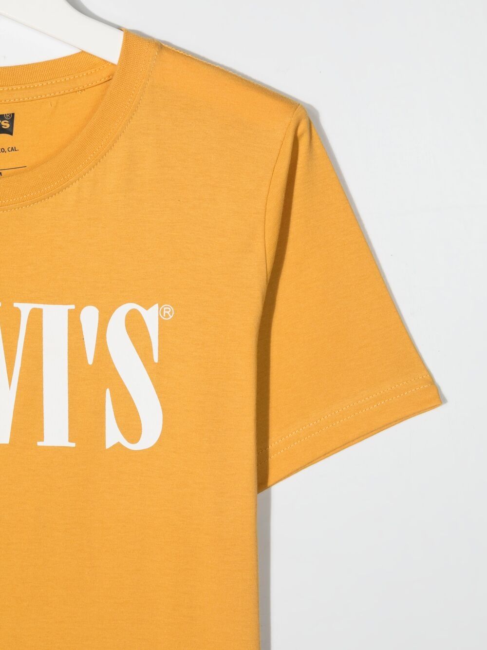 Shop Levi's Teen Logo-print Cotton T-shirt In Orange