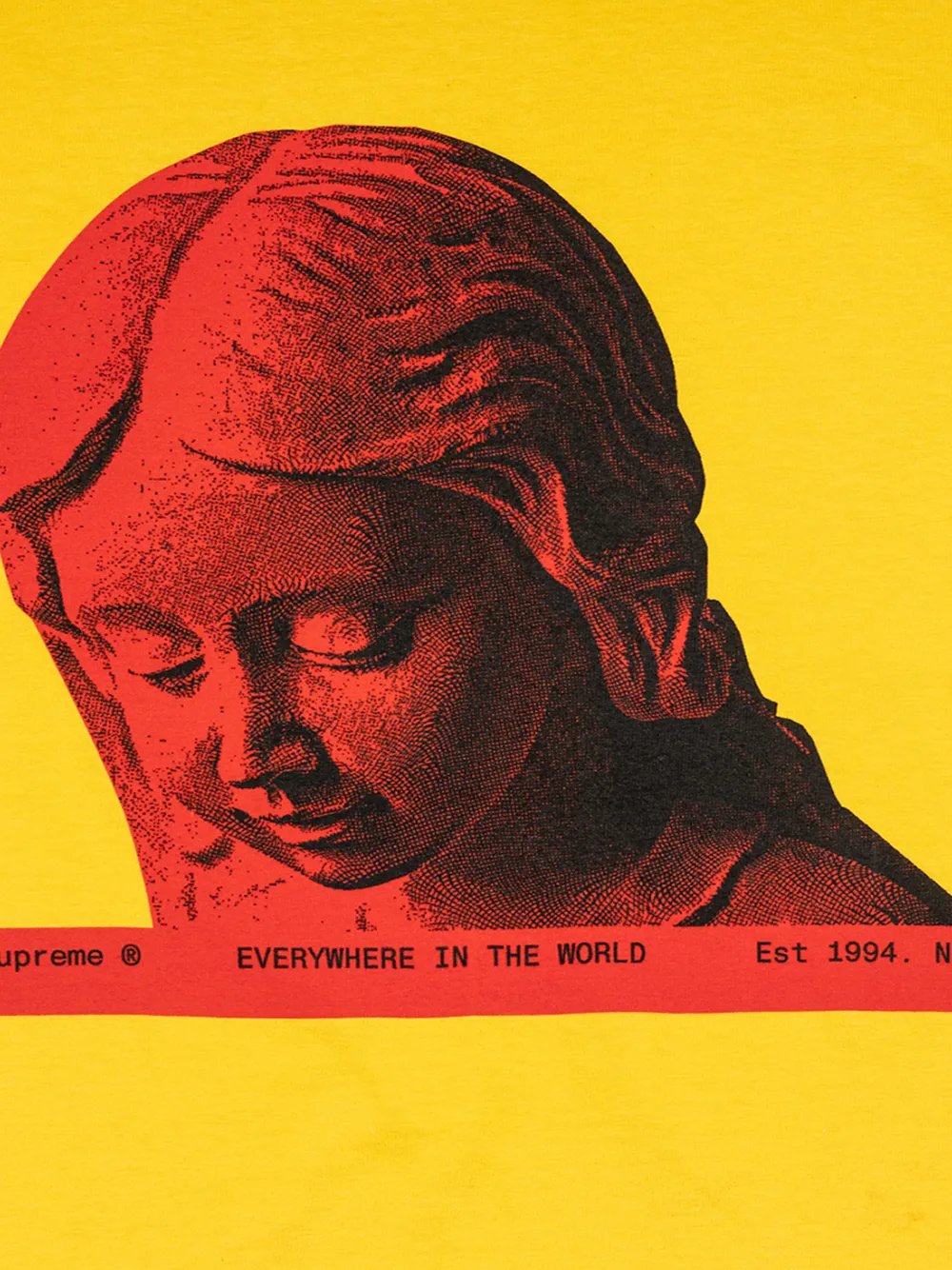 фото Supreme футболка с принтом everywhere