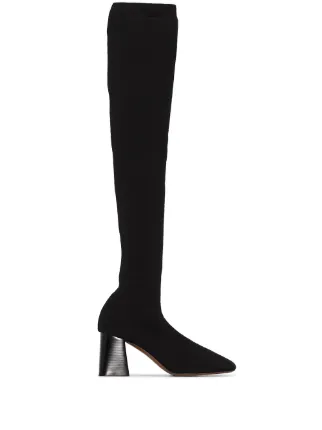 NEOUS Lepus 70mm over knee Knit Boots Farfetch