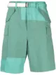 Image 1 of Sacai knee-length patchwork cargo shorts