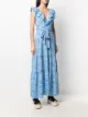 Poupette St Barth Maxi-shiftjurk met bloemenprint