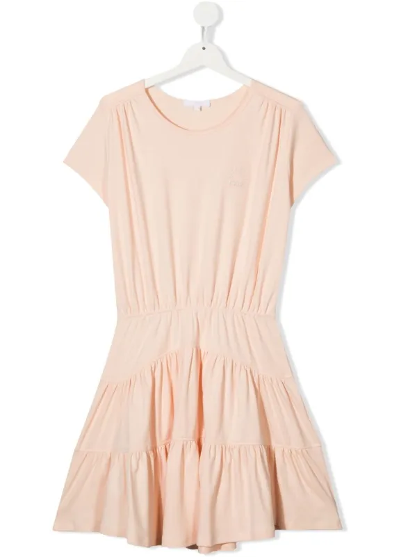 Chloe Kids ラウンドネック ワンピース 通販 Farfetch