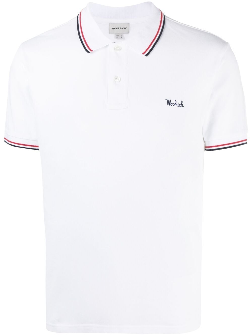 WOOLRICH LOGO-EMBROIDERED POLO SHIRT