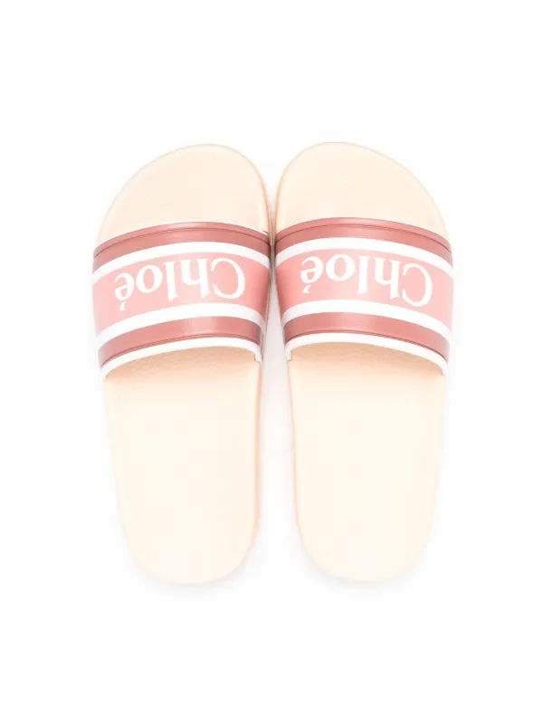 pink chloe slides