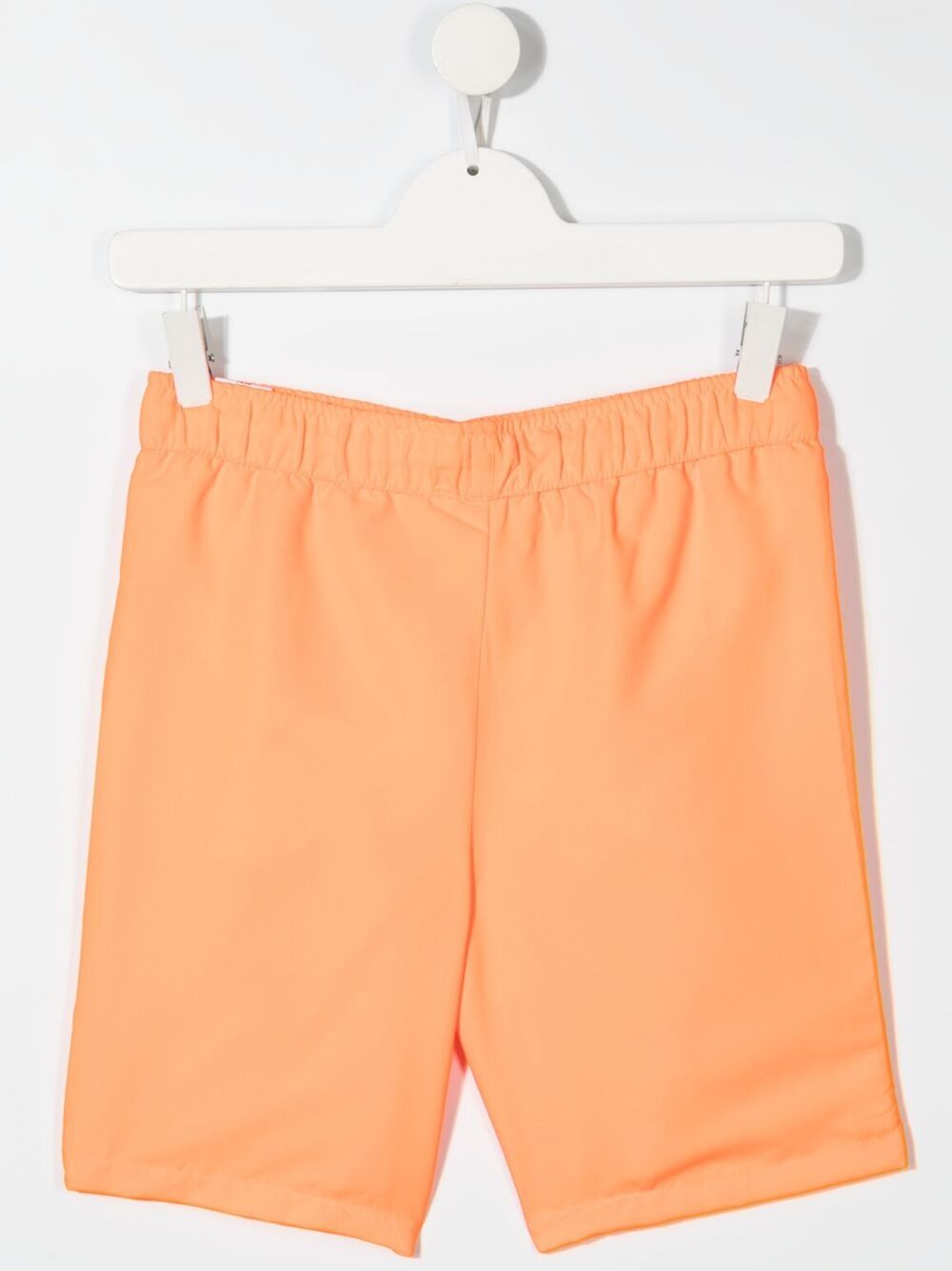 Shop Karl Lagerfeld Teen Logo-print Swim Shorts In Orange