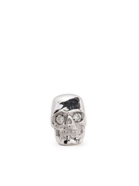 Emanuele Bicocchi diamond eye skull single earring