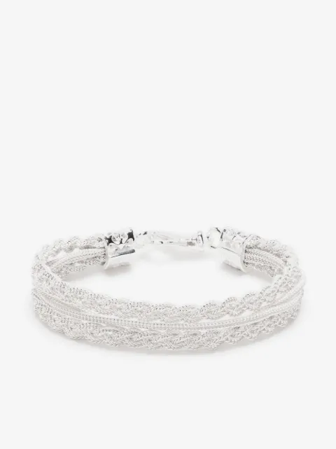 Emanuele Bicocchi Ice braided bracelet