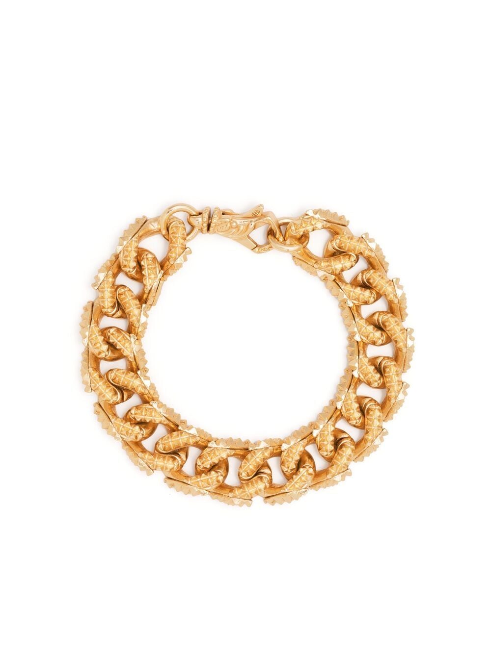 Emanuele Bicocchi Spike Chain Bracelet In Gold