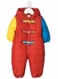 Stella McCartney Kids colour-block padded snowsuit - Red