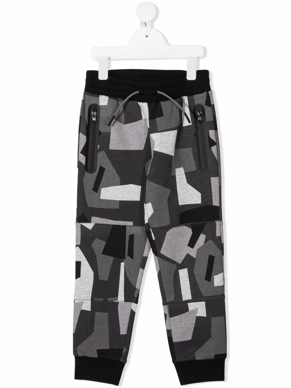 

Stella McCartney Kids pants con motivo geométrico - Gris