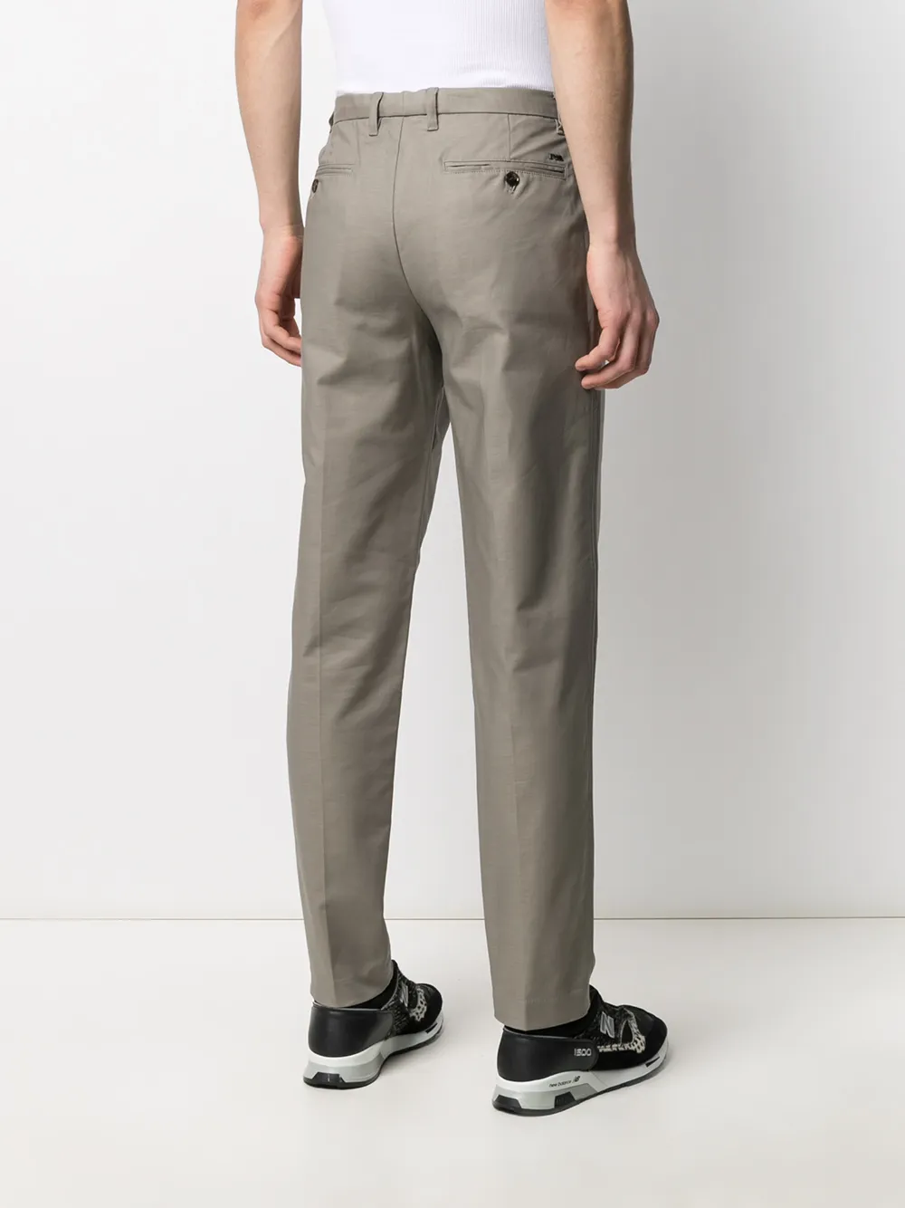 фото Emporio armani брюки чинос прямого кроя с логотипом